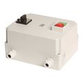 Softstarter 7.5 kW (suitable only for light start-up) With undervoltage release, overload protection and mains switch. Protection against autonomous restart after voltage recovery