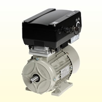 3 phase motors with built-in frequency inverter