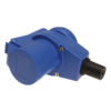 CEE angled connector 2P+E 230V