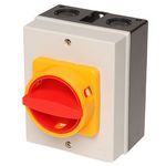 Emergency stop mains switch 3 poles