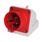 Wall-mounted inlet CEE 3 P+N+E 16 A-6 h 400 V