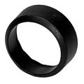 Black plastic front ring