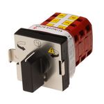 Cam switch with changeover protection and special cover plate