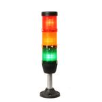 LED signal tower red, yellow, green