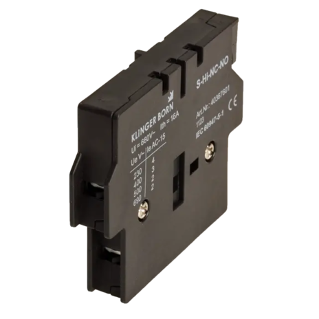 Auxiliary contact block for relay KLIBO 7.5