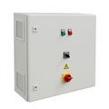 Fan controller with frequency converter for 5.5 kW fan. Manual / automatic switching with signaling of operating states.